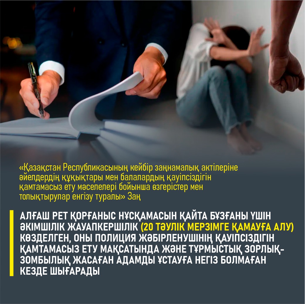 Главой государства подписаны законы, направленные на обеспечение защиты прав женщин и безопасности детей