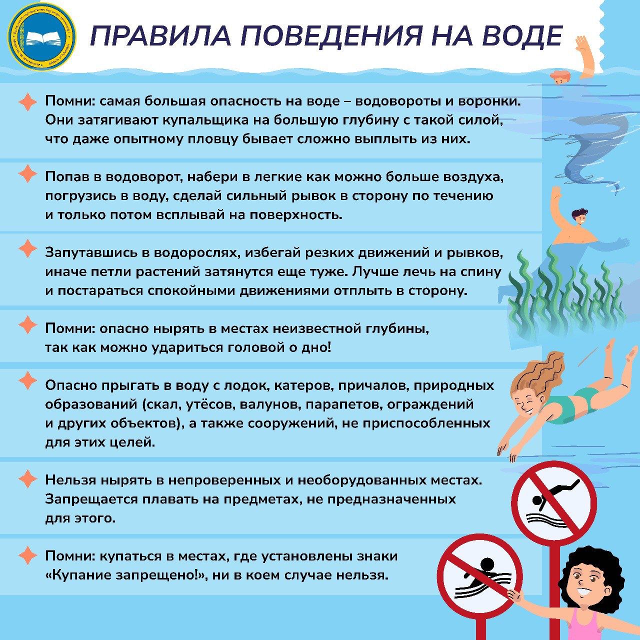 ПРАВИЛА ПОВЕДЕНИЯ НА ВОДЕ