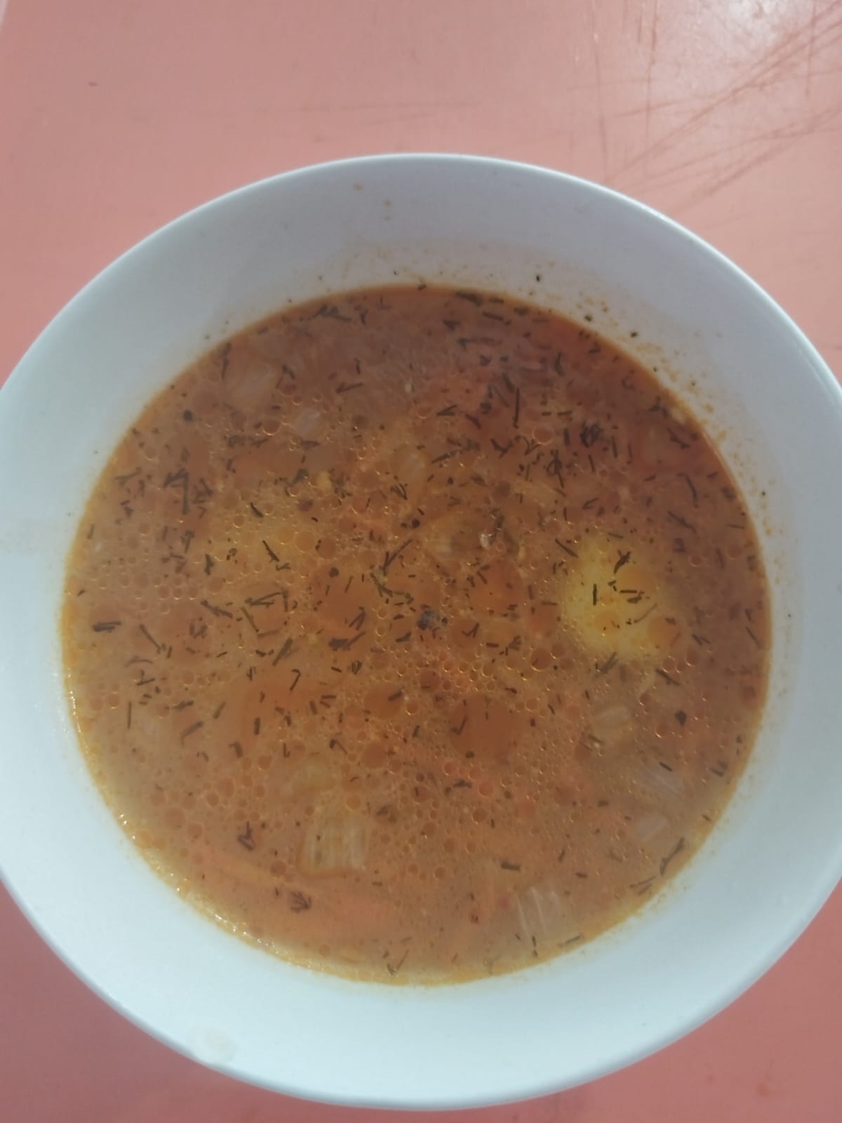 Меню столовая